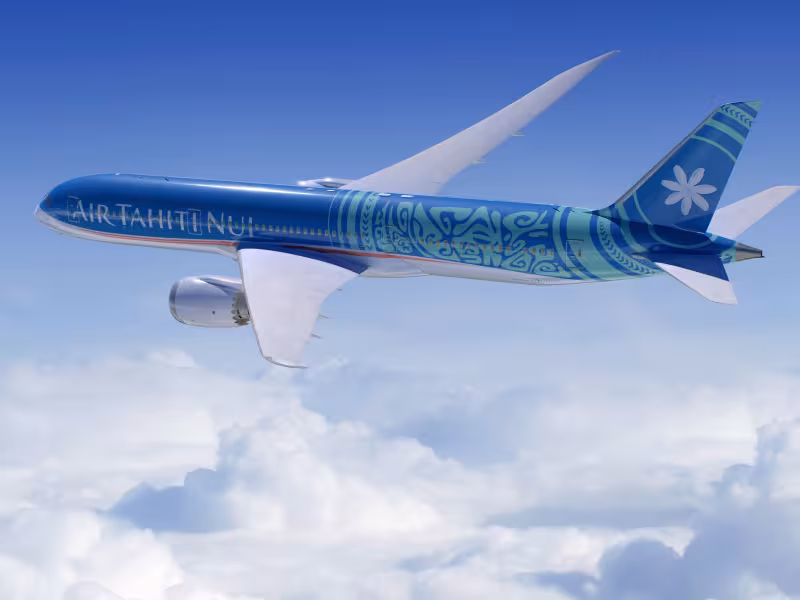 Air tahiti nui plane