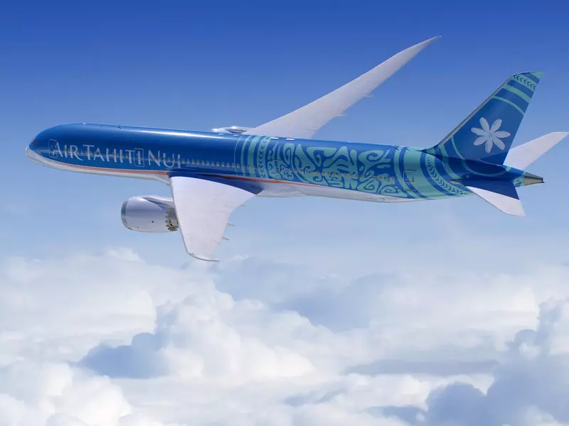 Air tahiti nui plane