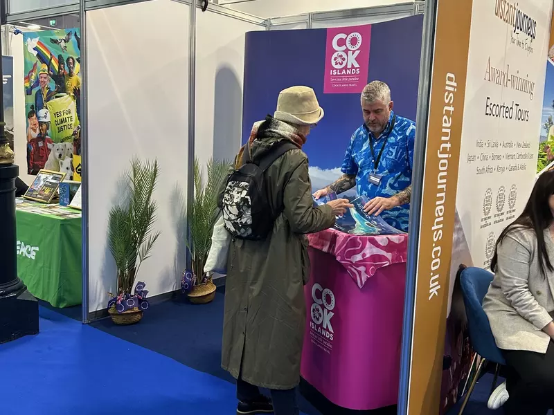 Cook Islands Tourism Booth London