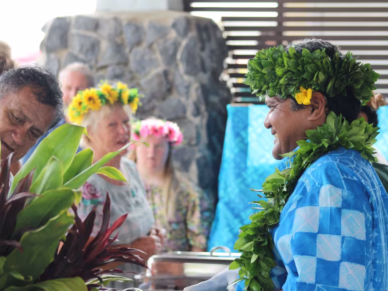 Uncle Man at the kuru cook-off