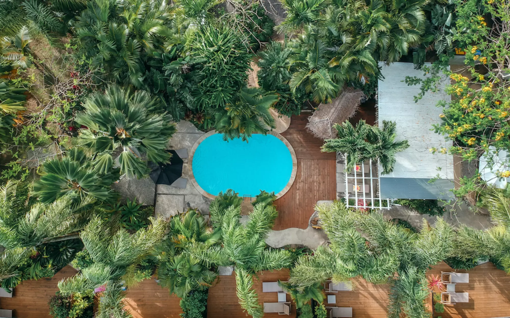 High aerial pool