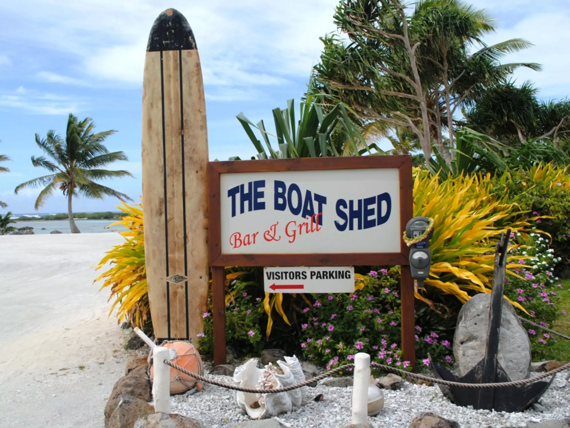Dine at The Boat Shed Bar & Grill in Aitutaki