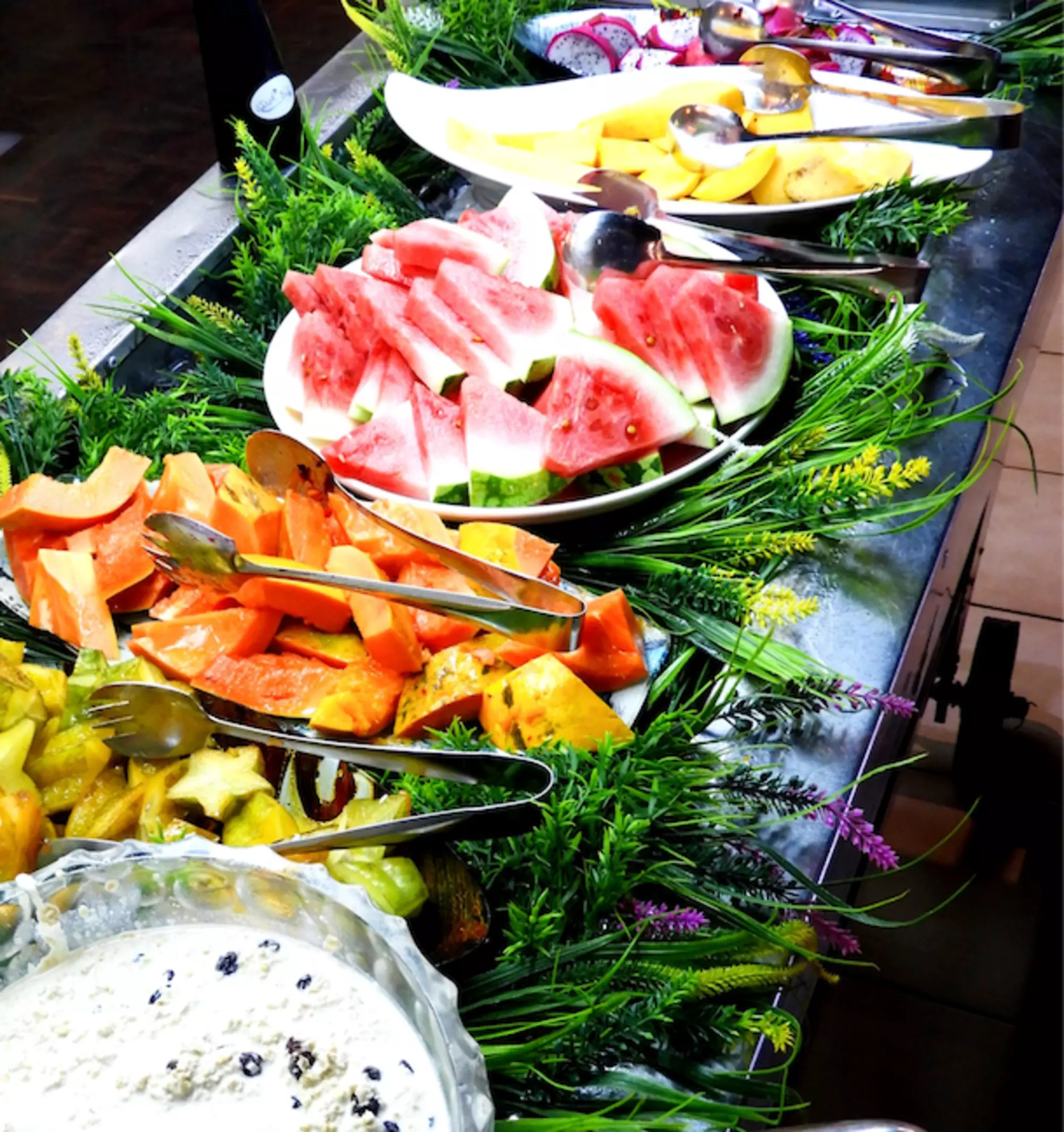 Breakfast buffet at The Brasserie Restaurant at Edgewater Resort & Spa