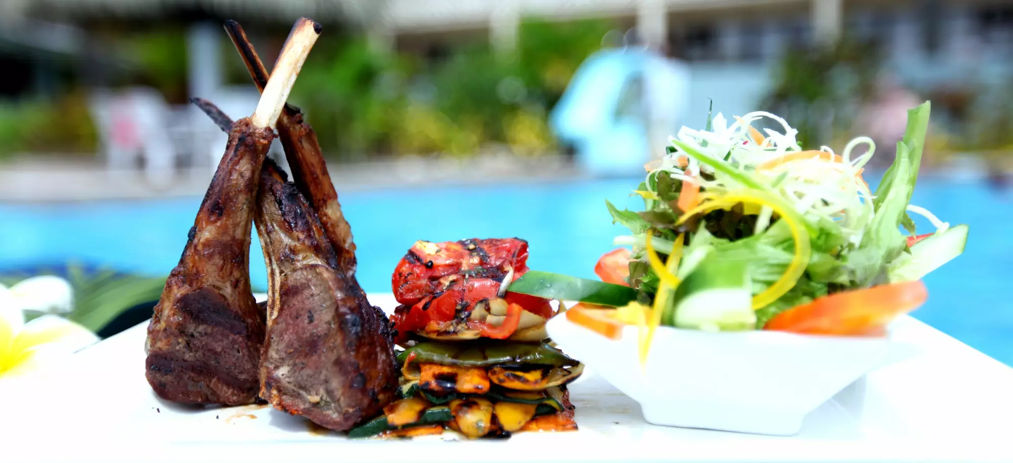 Food at The Brasserie Restaurant at Edgewater Resort & Spa