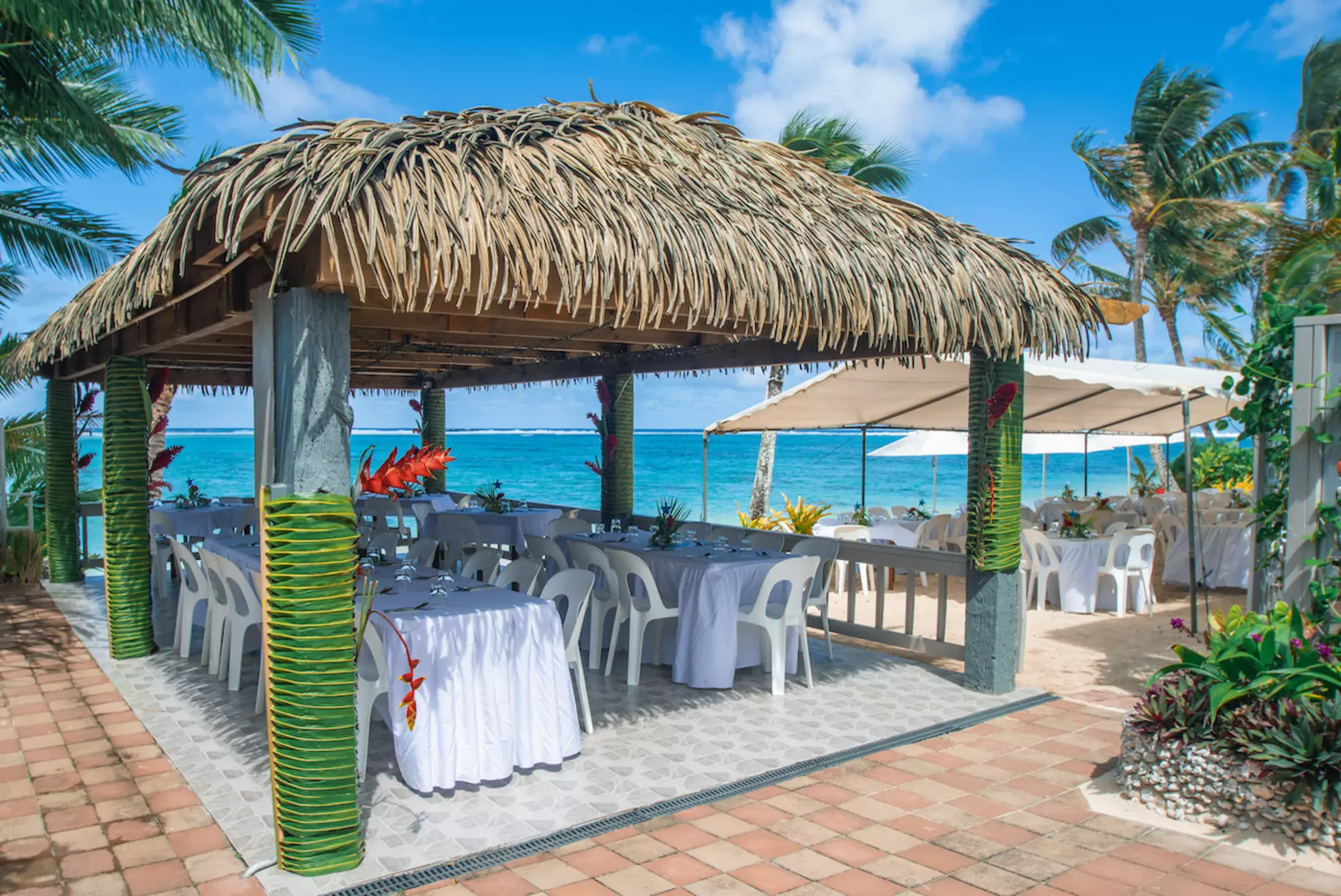 Stunning lagoon views at Moana Restaurant and Bar