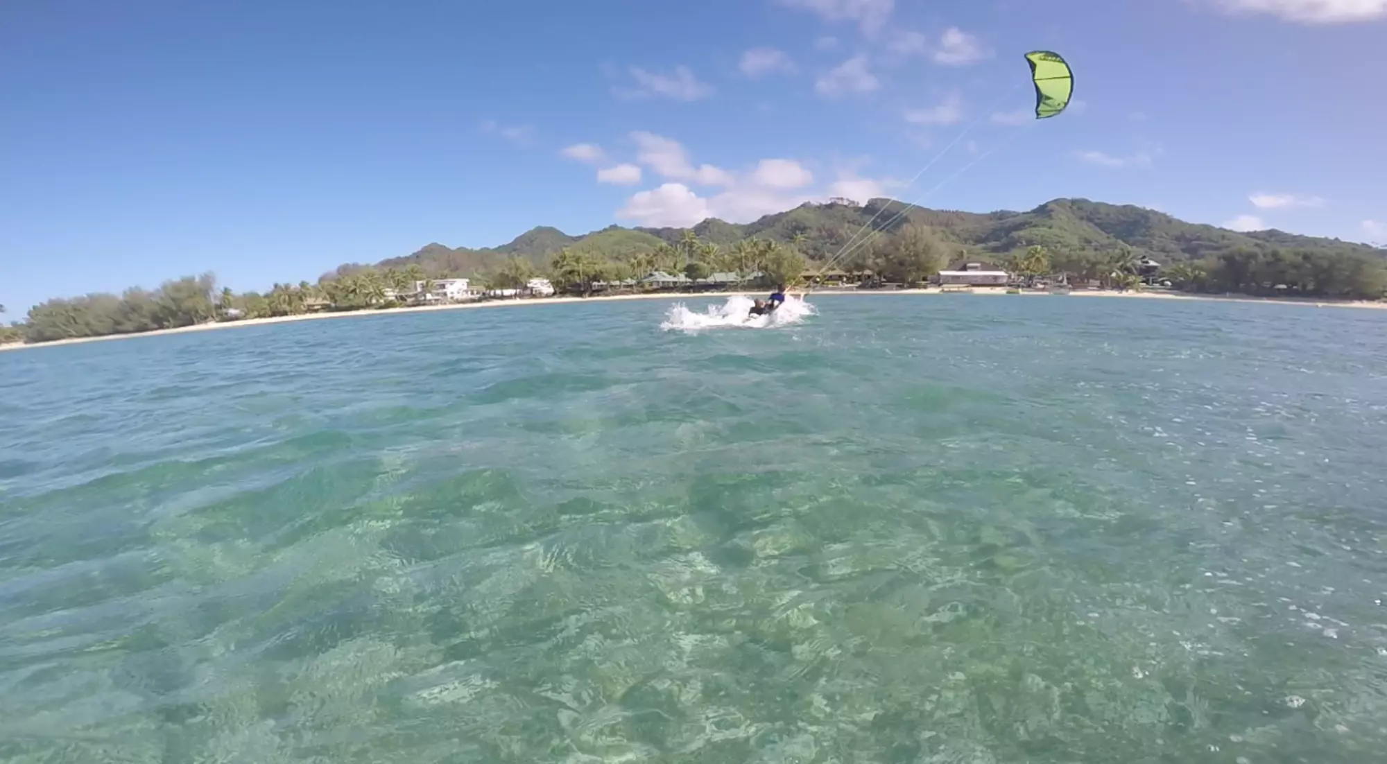 Kiteboarding with Ariki Adventures in Rarotonga