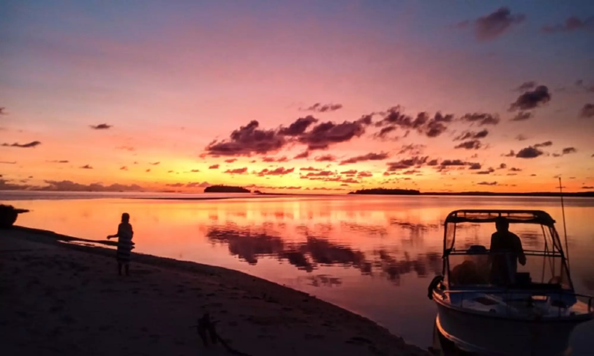 Kutekute Tours & Transfers Aitutaki - Sunset