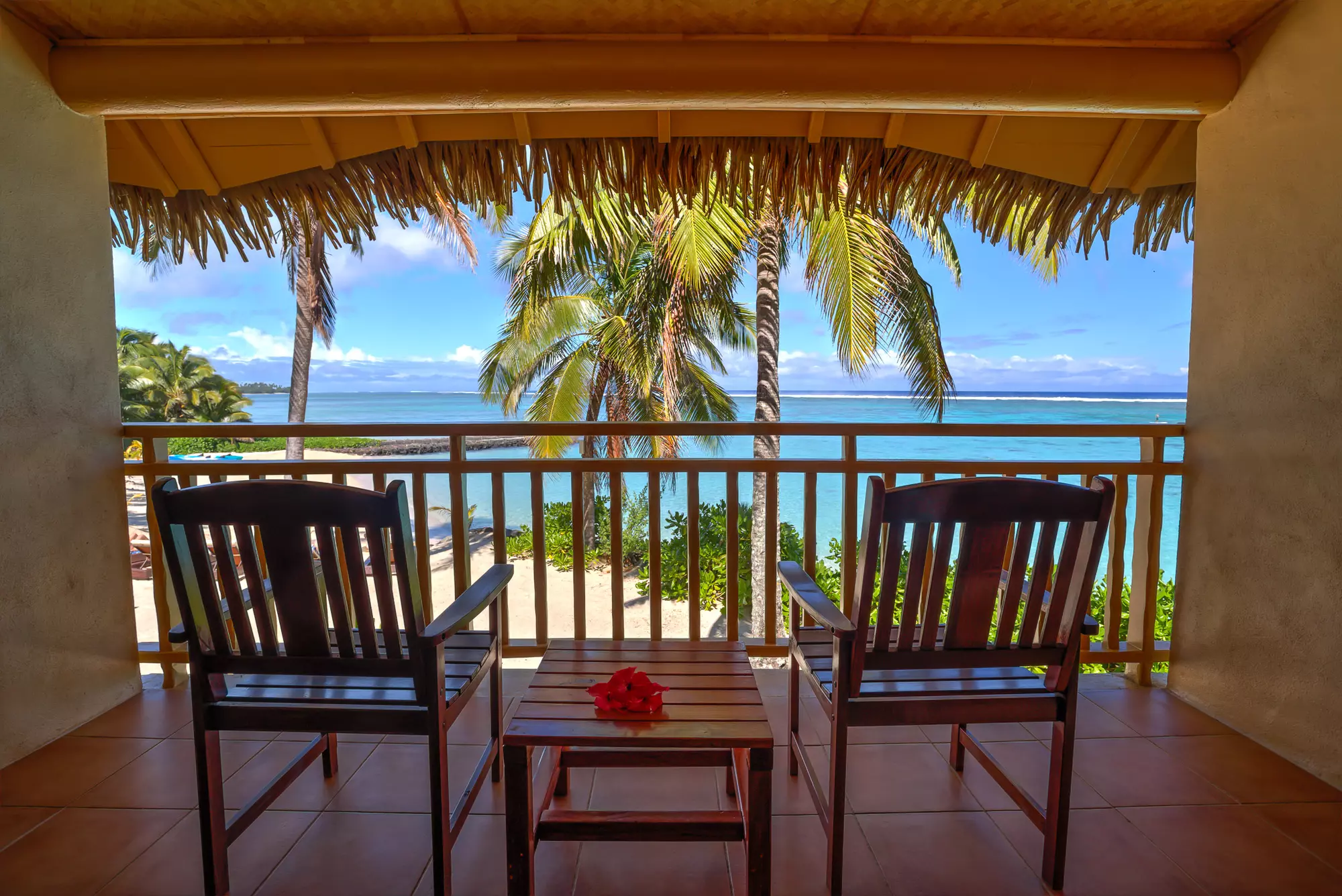 Sanctuary Rarotonga - on the beach