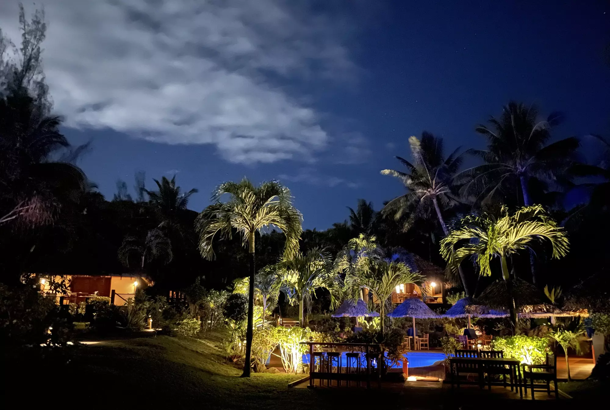Etu Moana Resort Night 