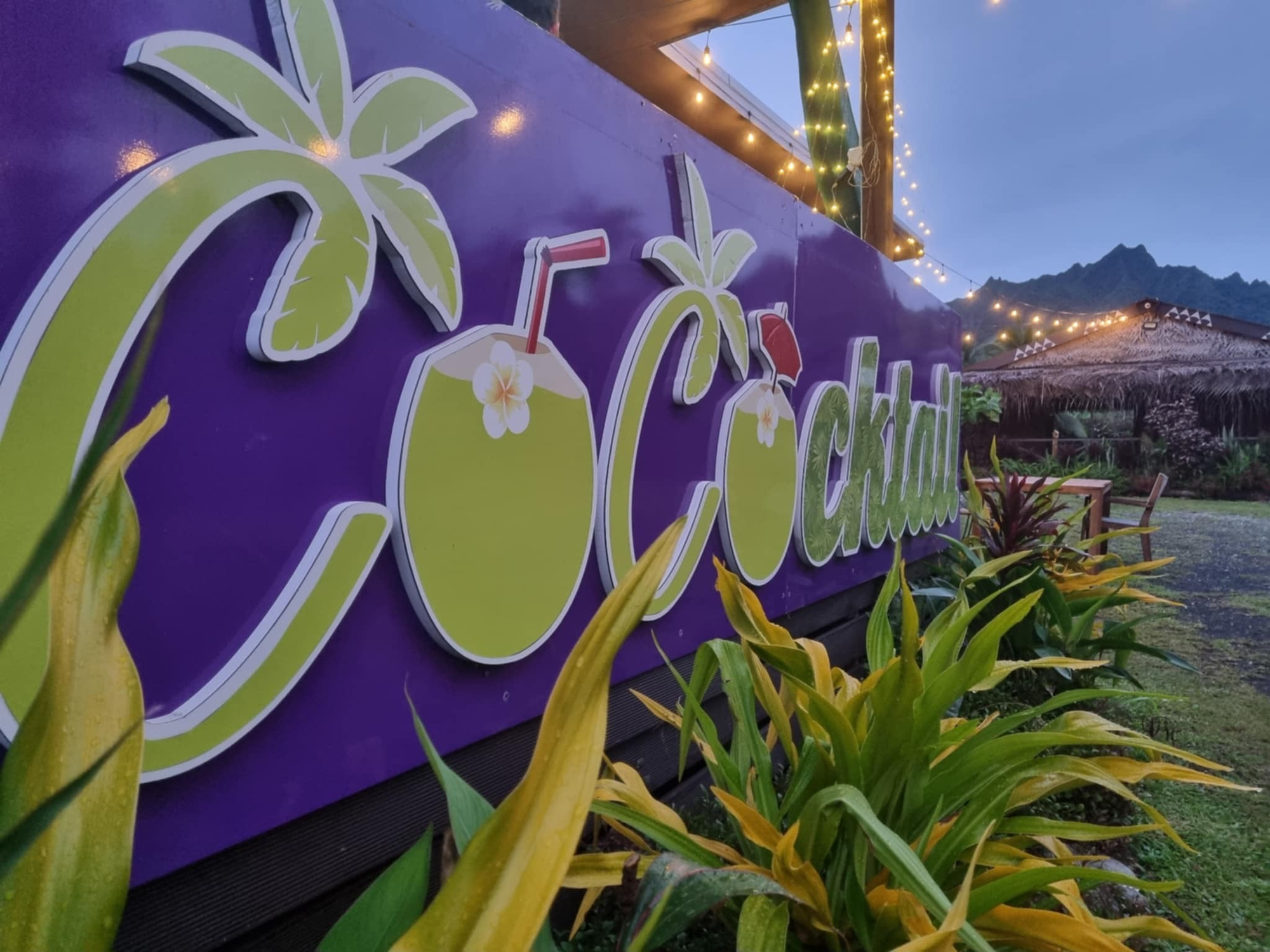 Cococktail sign