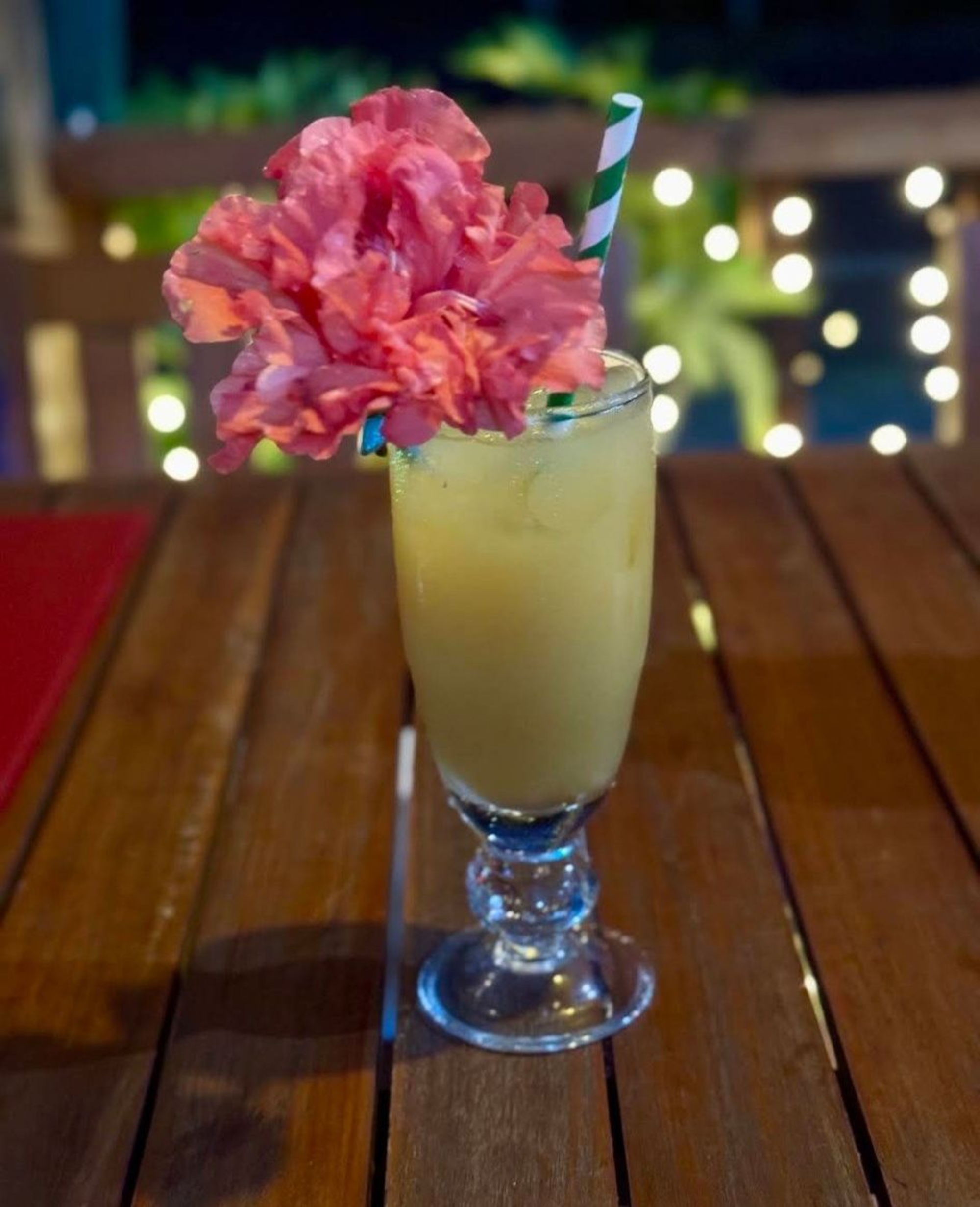 Yellow cocktail