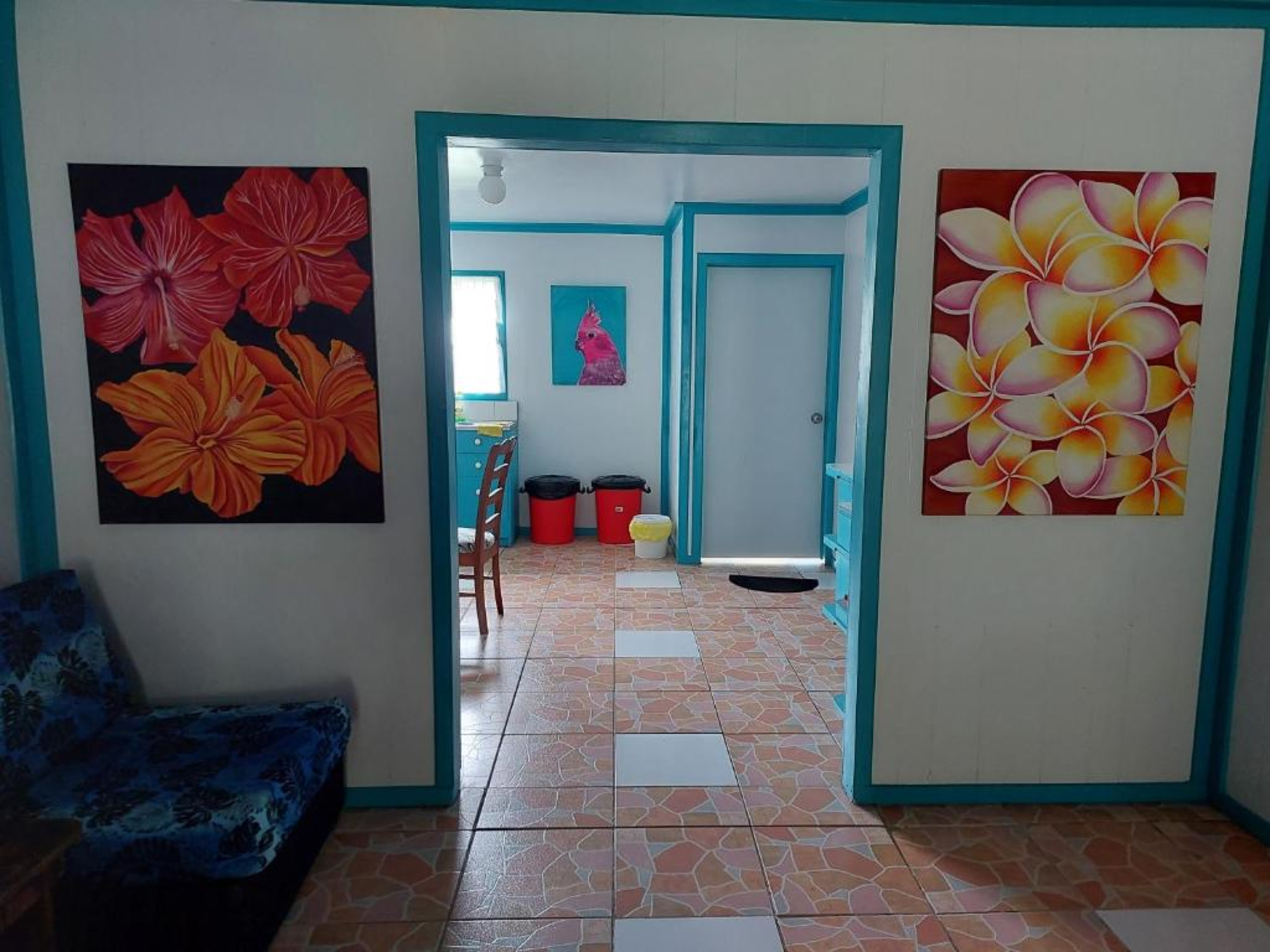Aitutaki Budget Accommodation - Lounge