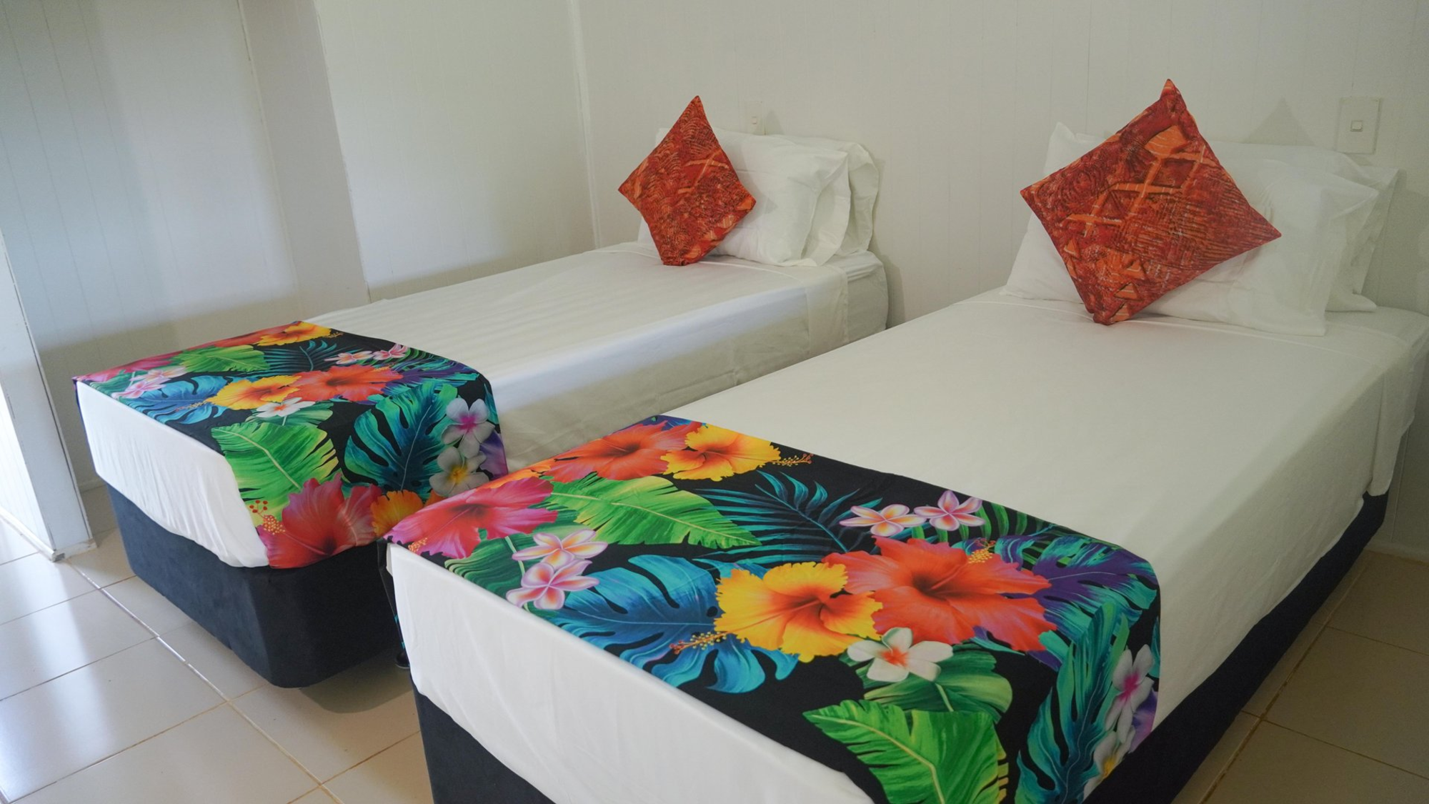 Kia Orana Bungalows Atiu Twin Beds