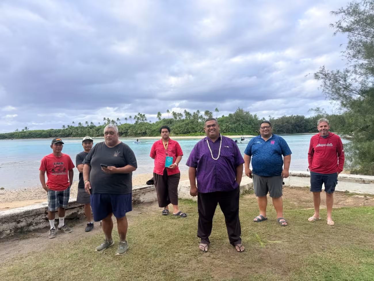 Blessing photo with Orometua Haravei Williams
