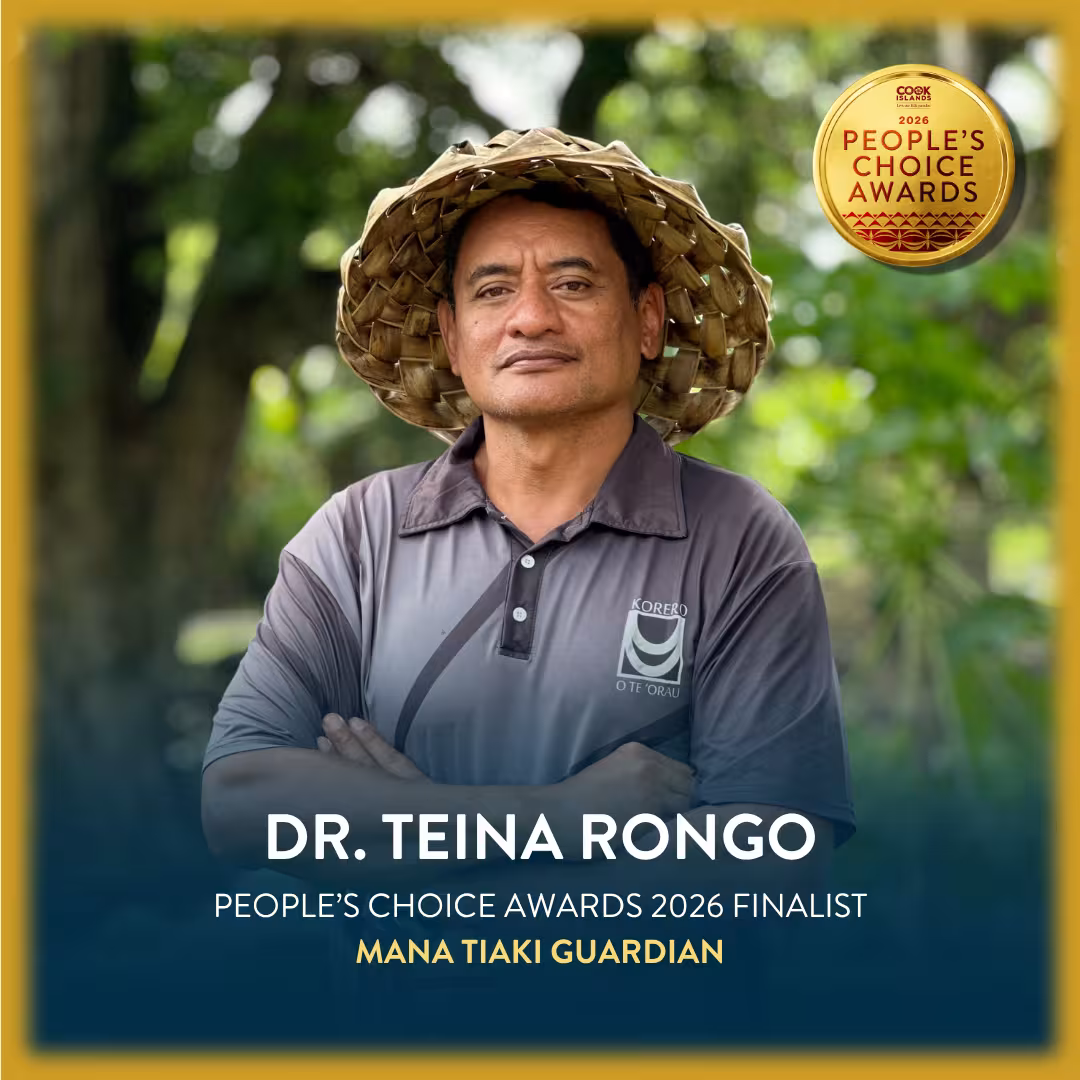 Teina Rongo PCA 2026 Finalist