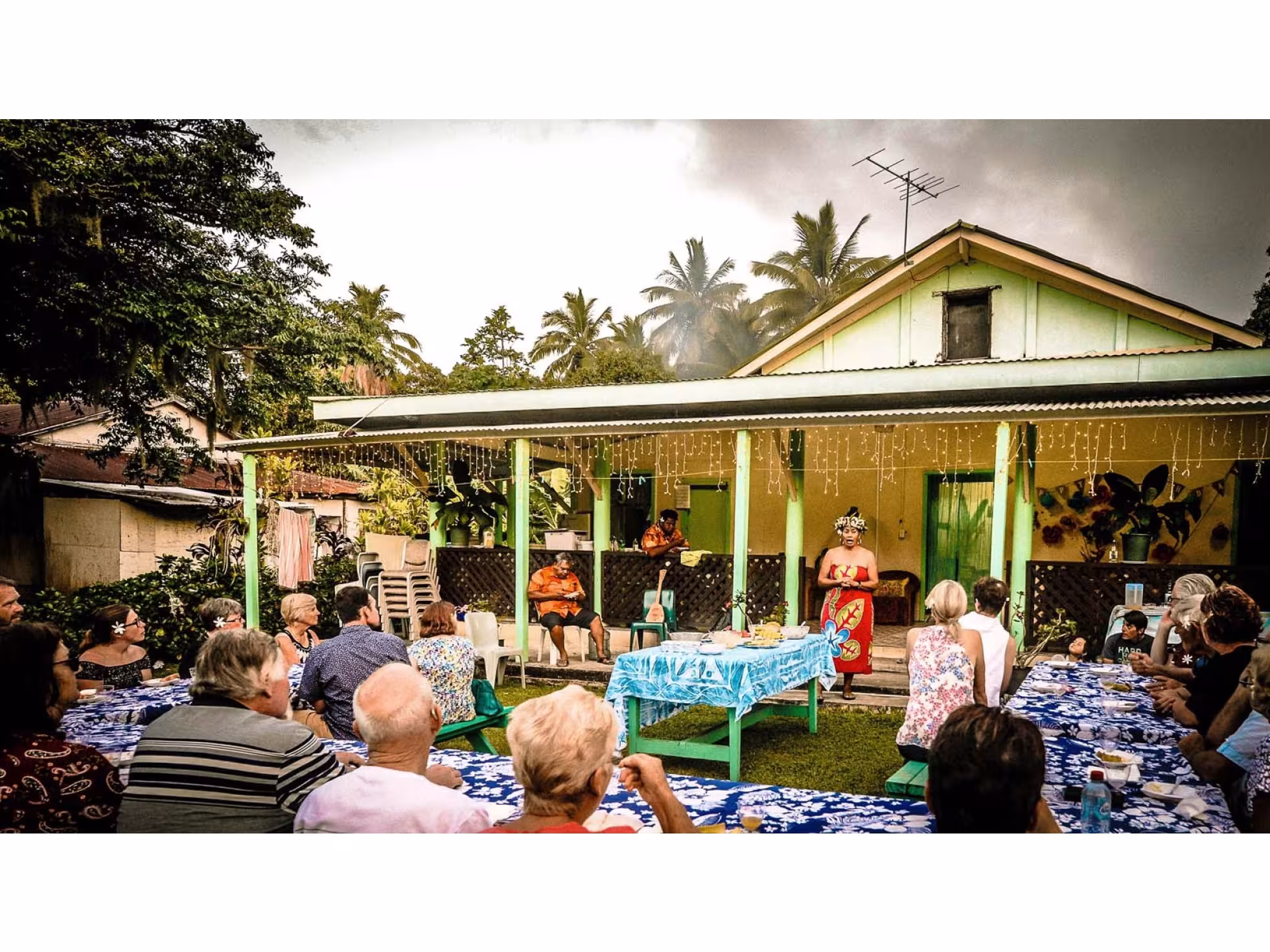 Local Home Visit at Progressive Dinner Tour in Rarotonga Cook Islands