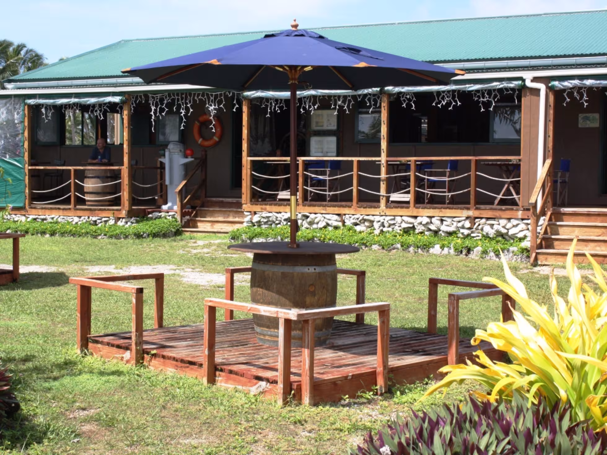 The Boat Shed Bar & Grill in Aitutaki