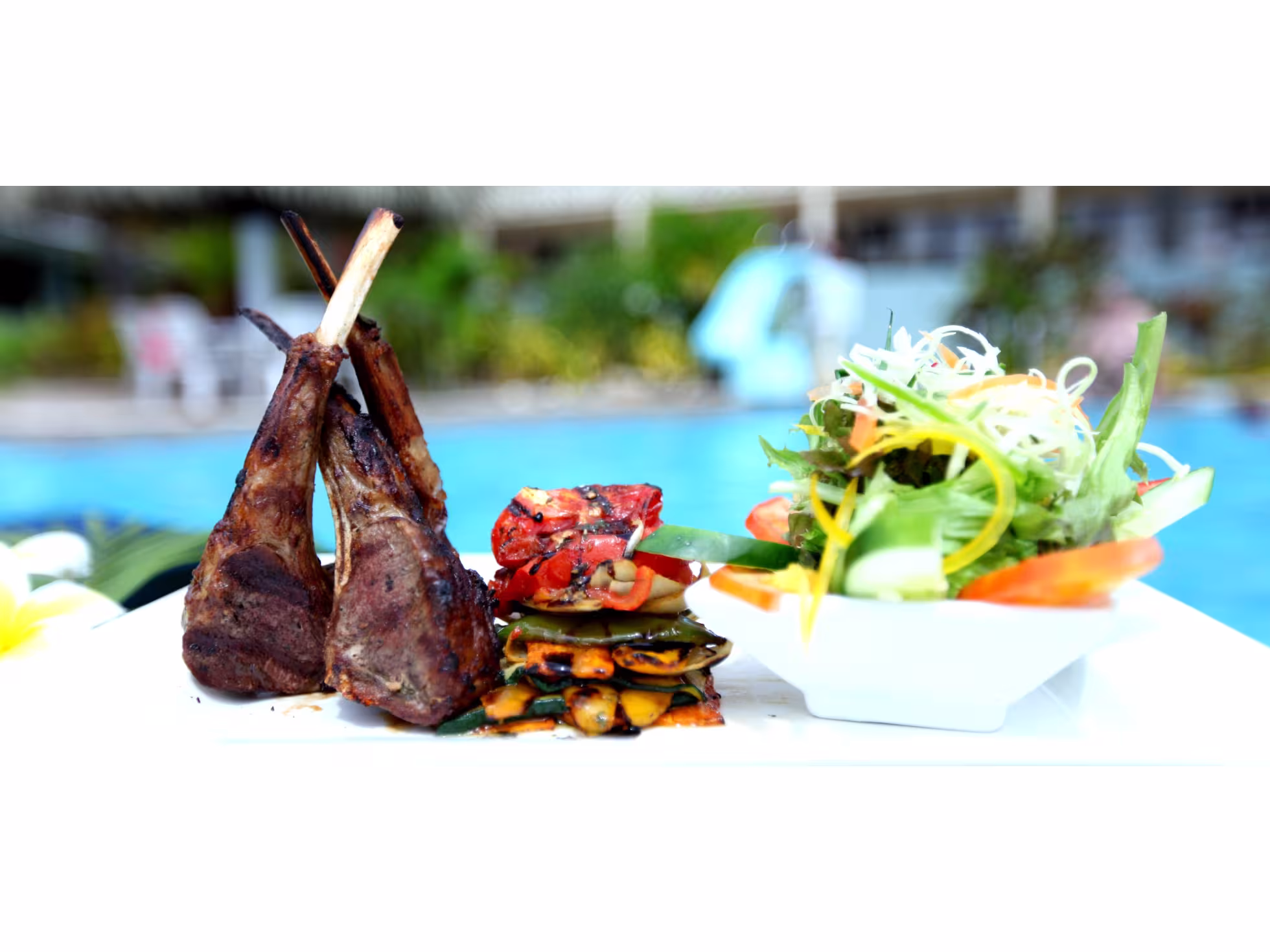 Food at The Brasserie Restaurant at Edgewater Resort & Spa