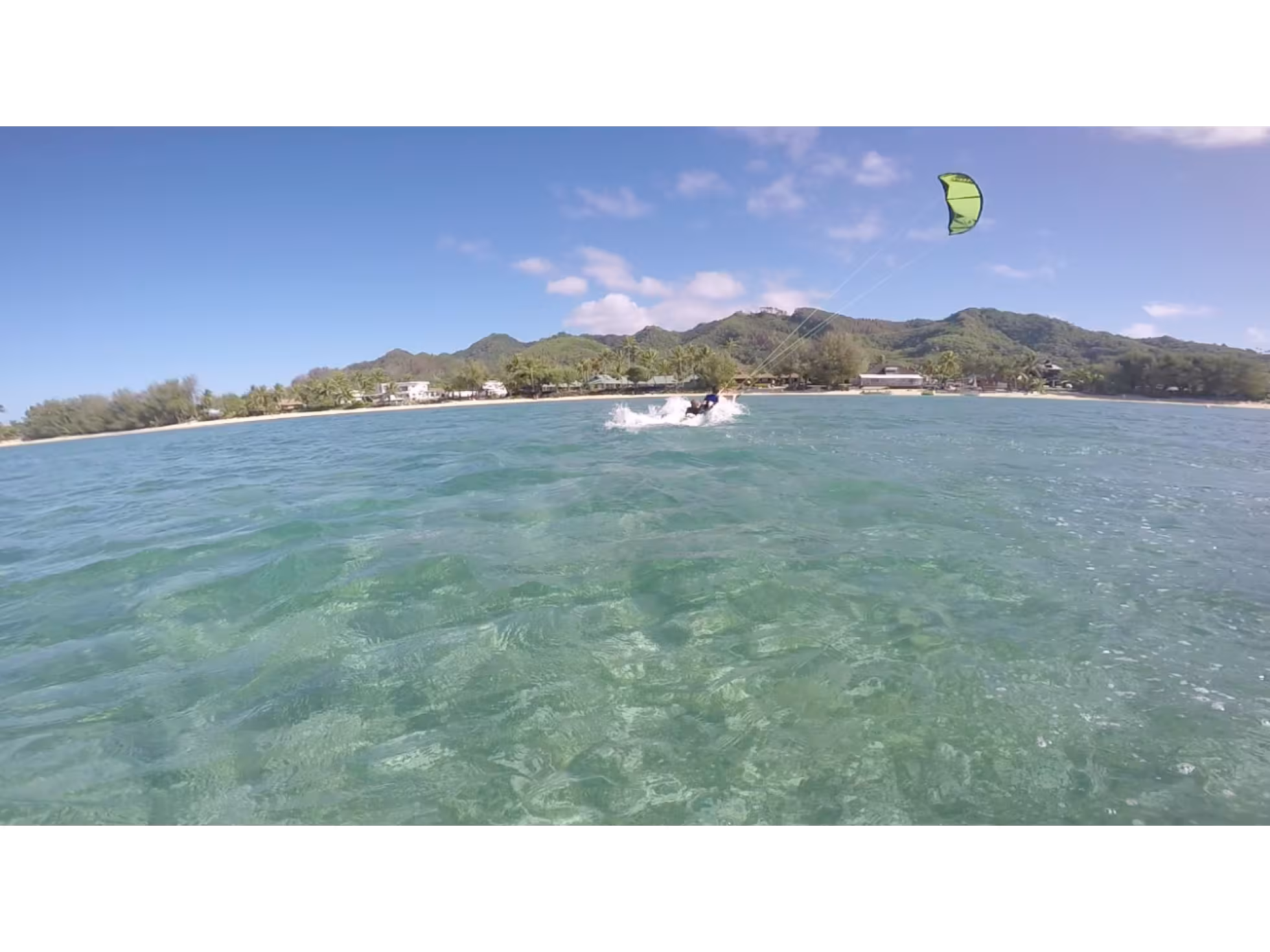 Kiteboarding with Ariki Adventures in Rarotonga