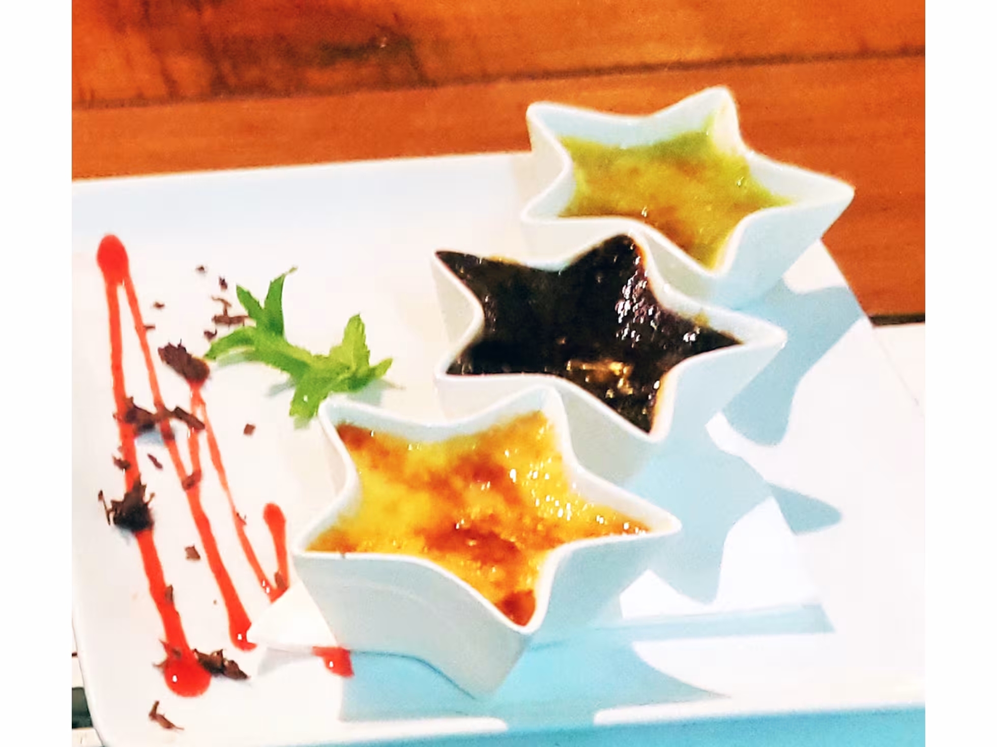 No. 1 Trio of Creme Brulee
