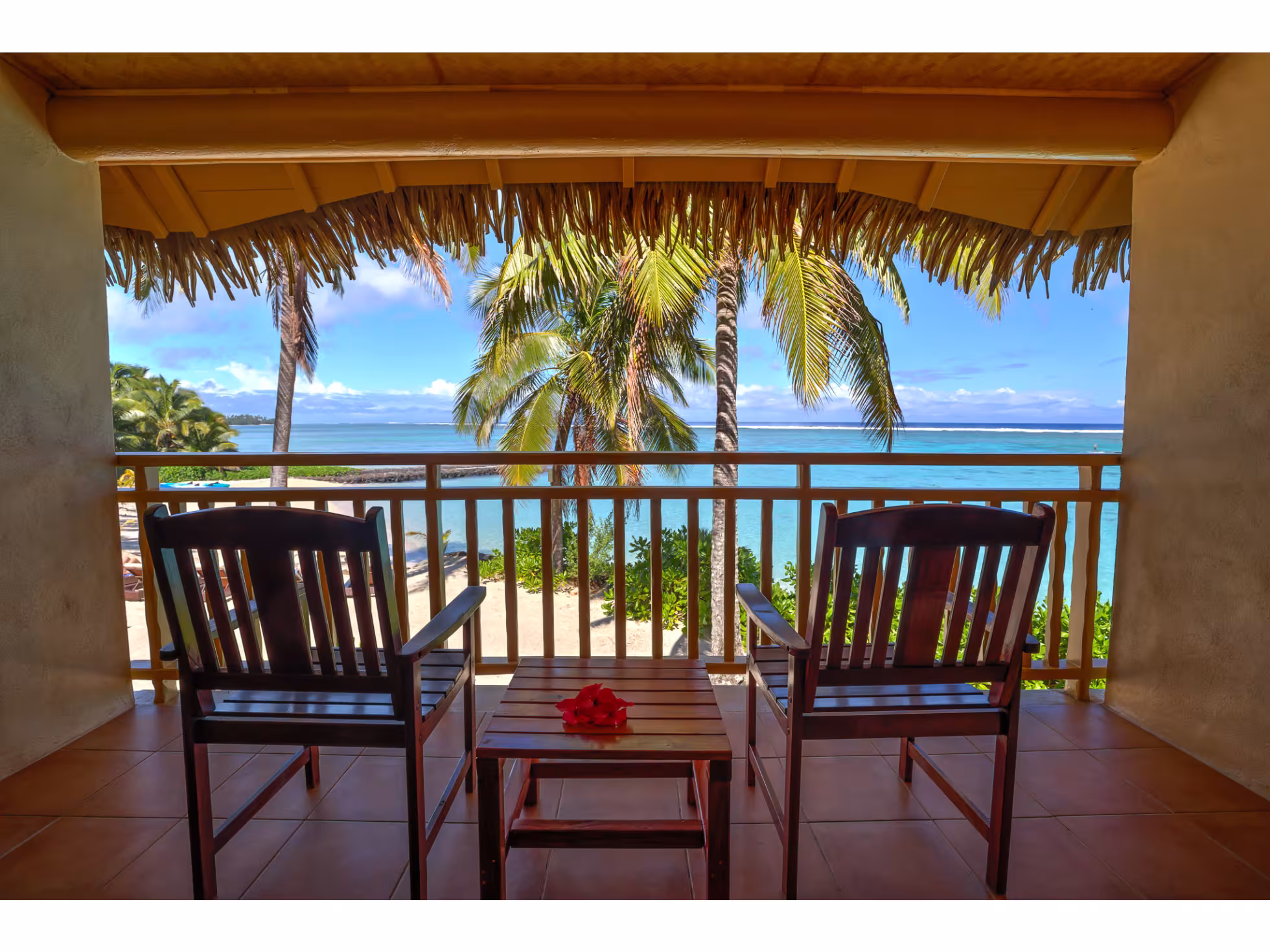 Sanctuary Rarotonga - on the beach