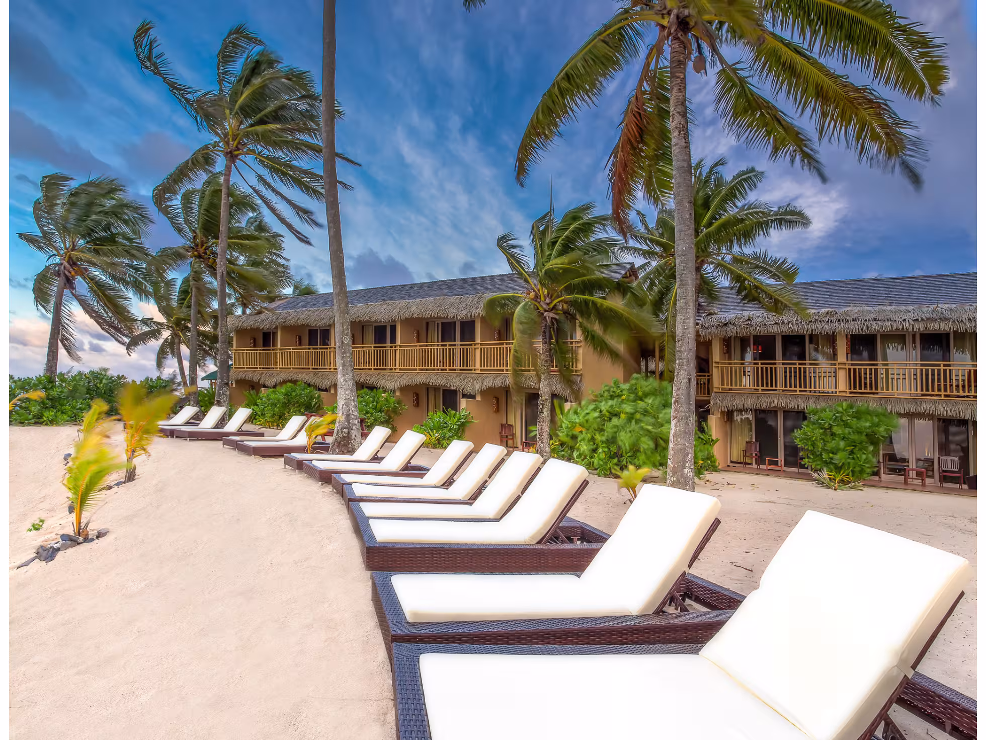 Sanctuary Rarotonga - on the beach