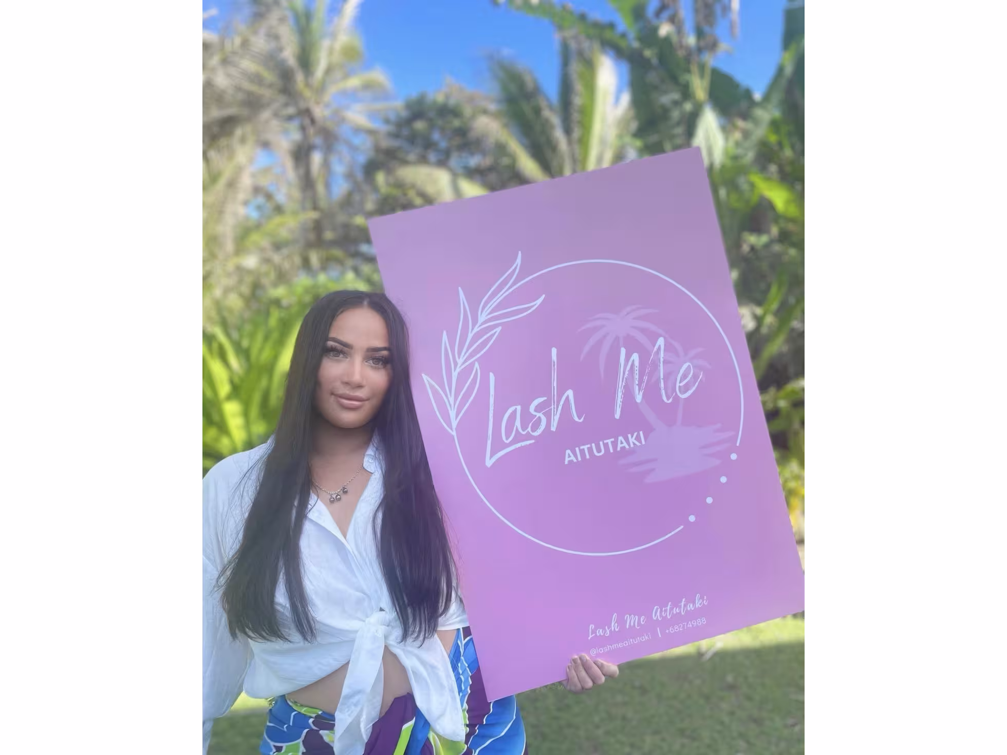 Lash me Aitutaki