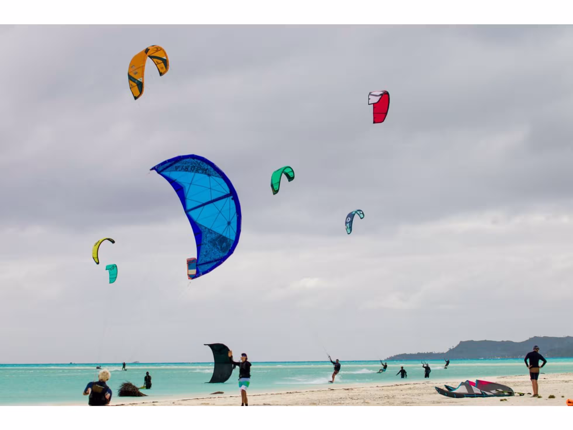 Kitesurfing