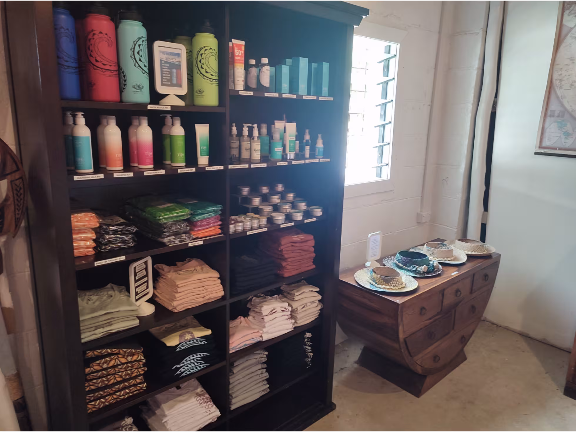Inside Araura Gift Shop