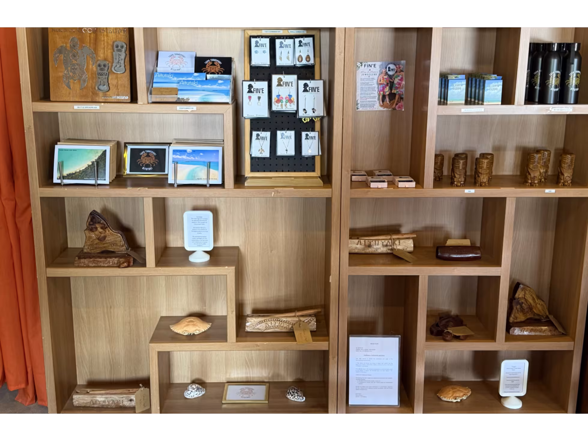 Inside Araura Gift Shop