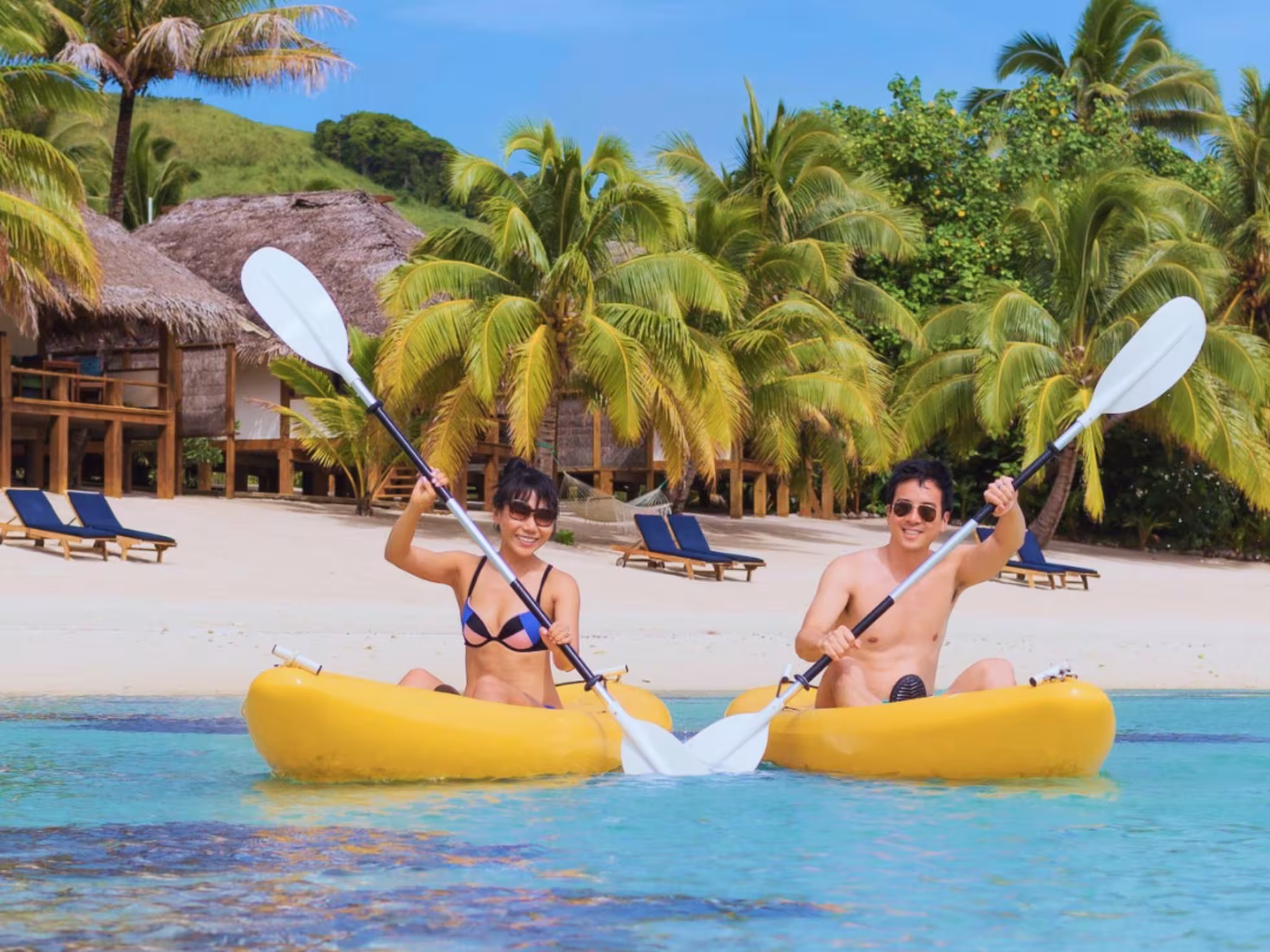 Etu Moana Kayaking on Lagoon