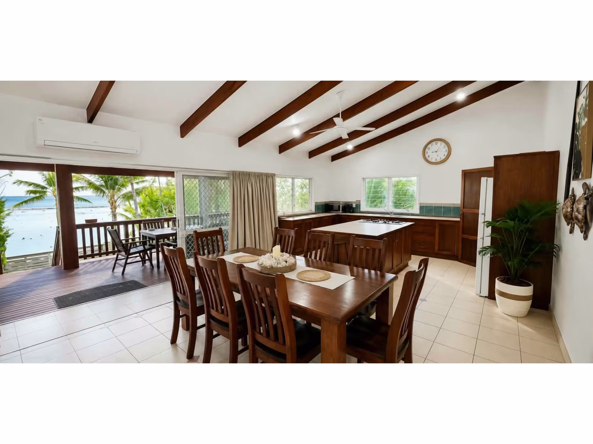 Indoor dining area