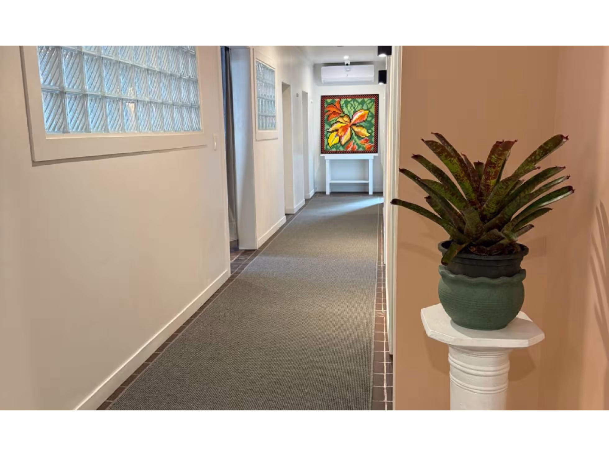 Spa hallway
